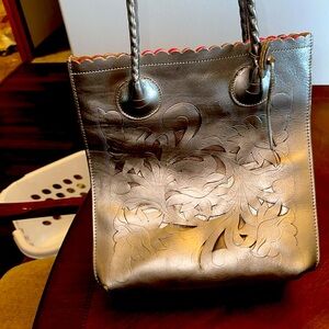 Patricia Nash Cavo Tote gunmetal